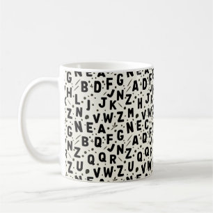 Mug Alphabet Onyx Ink