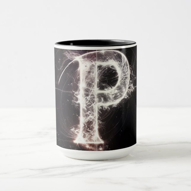 Mug alphabet : 'P' (Centre)