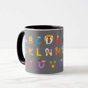 Mug Alphabet personnalisable de Rue Sésame