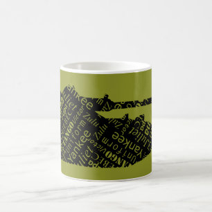 Mug Alphabet phonétique Chauffeur de réservoir de l'Ar