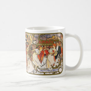 Mug Alphonse (Alfons) Mucha :   Amants