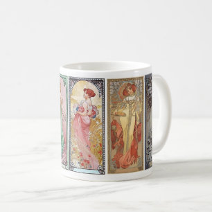 Mug Alphonse Mucha, Les quatre saisons, 1900