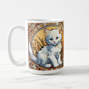 Mug Alphonse Mucha Style Chat