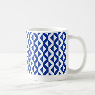Mug Alternate ZigZags - Bleu et blanc de la marine