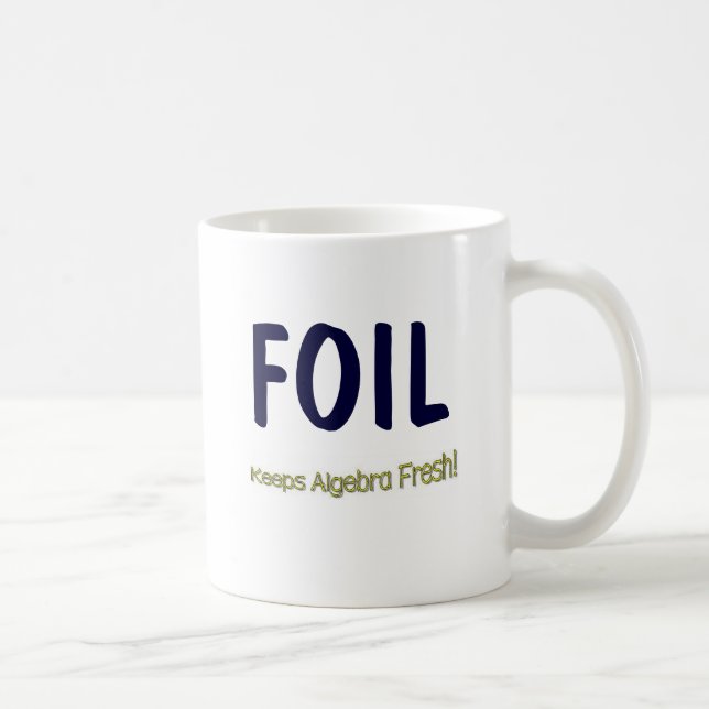 Mug ALUMINIUM : Maintient l'algèbre fraîche ! (Droite)