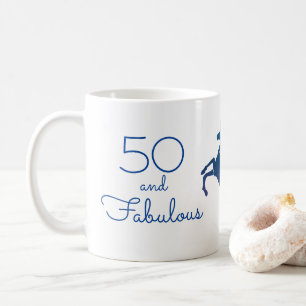 Mug Amant 50 de licorne et anniversaire fabuleux