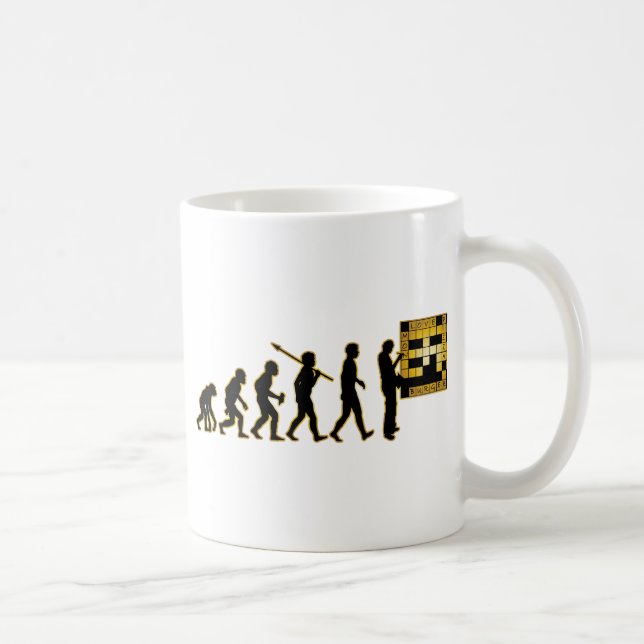 Mug Amant de jeu de mots croisé (Droite)