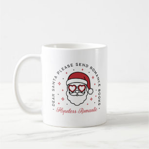 Mug Amant de livre amusant et amoureux de Père Noël