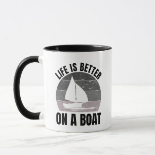 Mug Amateur de bateau navigateurs voile marin voilier