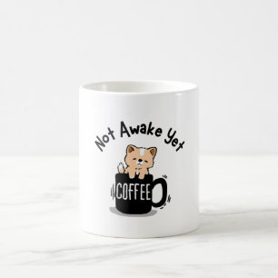 Mug Amateur de café pas encore réveillé 