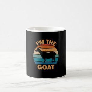 Mug Amateur de chèvre vintage Rétro Je suis la chèvre