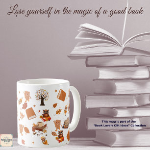 Mug Amateur de livres 11oz