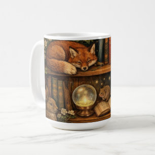 Mug Amateur de livres rétro animaux de la forêt