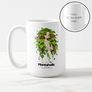 Mug Amateur de plantes drôle Plantaholique humour pers