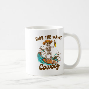 Mug Amateur de surf sur la plage d'été occidental mont