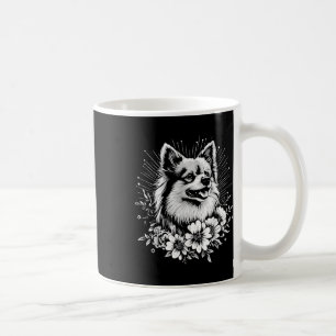 Mug Amateur de tatouage de style Keeshond Chien Rétro