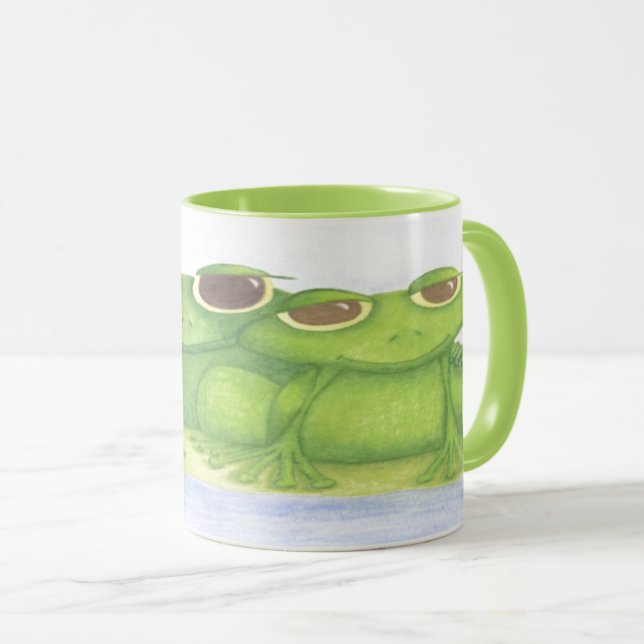 Mug Amateurs adorables de grenouilles (Devant droit)