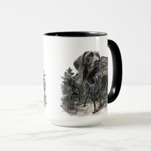 Mug Amateurs allemands de pointeur à cheveux courts