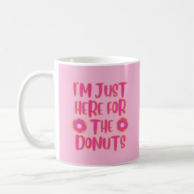 Mug Amateurs de beignets rose (Gauche)