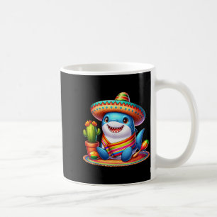Mug Amateurs de requins cinco de mayo sombrero maracas
