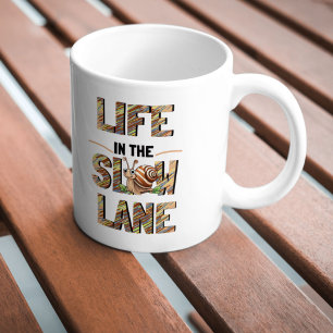 Mug Amateurs d'escargots - Vie sur la voie lente