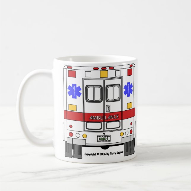 Mug Ambulance de services médicaux de secours (SME) - (Gauche)