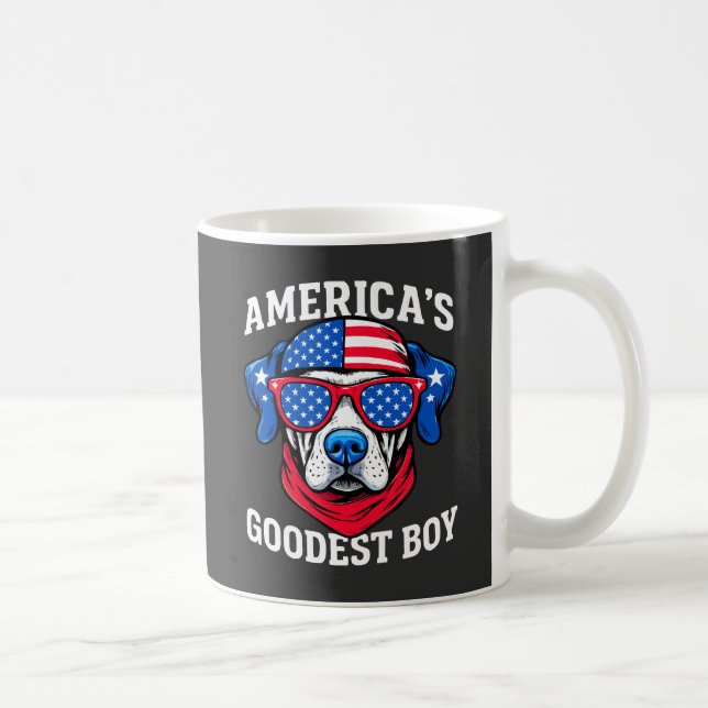 Mug America’s Goodest Boy Dog (Droite)