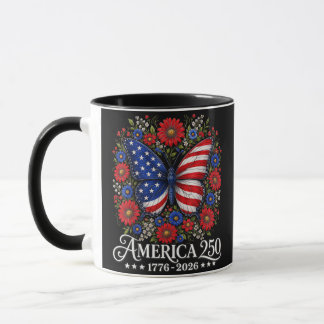 Mug America US Flag 250 1776 2026 250th Anniversary 4t