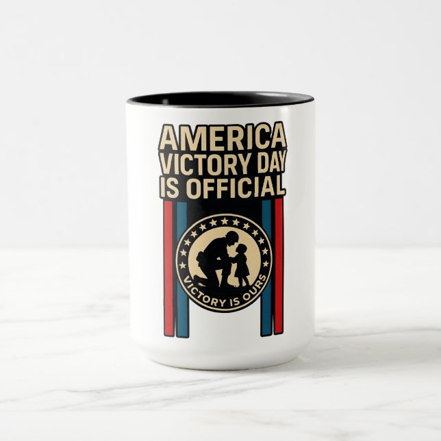 Mug America Victory Day - Honore les braves aujourd'hu (Centre)