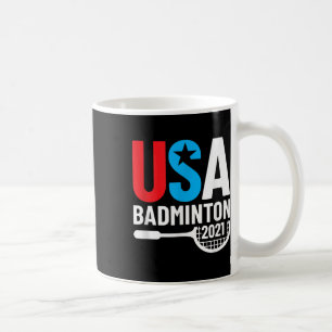 Mug Américain 2021 Badminton Usa Cadeaux Pour Nous Bad