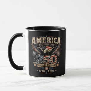Mug Américain 250e Anniversaire Patriotique USA 4 juil