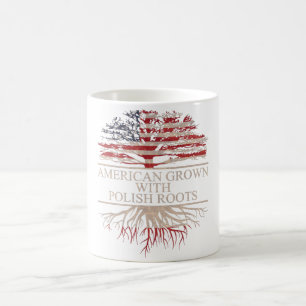 Mug Américain cultivé avec des racines polaires