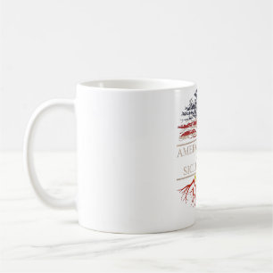 Mug Américain cultivé avec des racines siciliennes