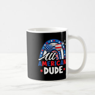 Mug Américain Dude Funny 4 juillet Patriotique América