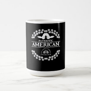 MUG AMÉRICAIN   USA 1776   DIEU FAMILLE PAYS LIBERTÉ