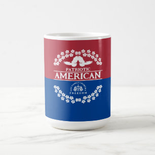 MUG AMÉRICAIN   USA 1776   DIEU FAMILLE PAYS LIBERTÉ