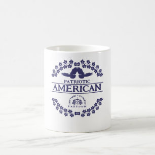 MUG AMÉRICAIN USA 1776 DIEU FAMILLE PAYS LIBERTÉ