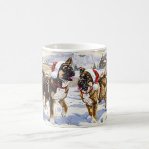 Mug American Akita Christmas