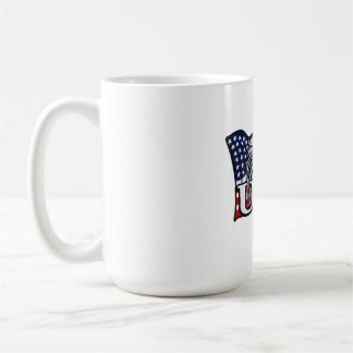 Mug American Bald Eagle with USA Drapeau - Patriotique