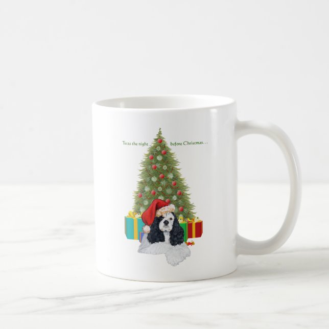 Mug American Cocker Spaniel Noël (Droite)