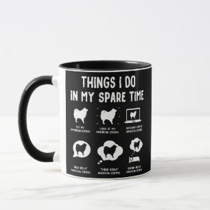 Mug American Eskimo Things Do Spare Time Drôle Chien