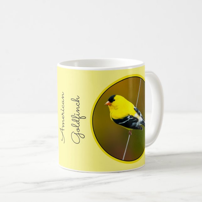 Mug American Goldfinch - Photo originale (Devant droit)