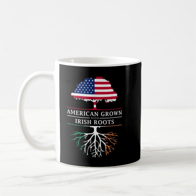 Mug American Groot with Irish Roots - Irlande (Gauche)