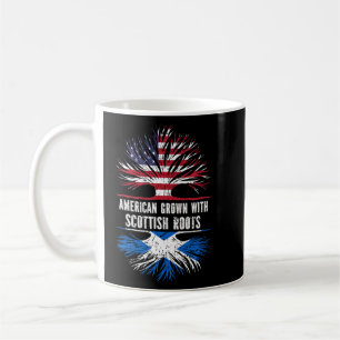 Mug American Grosse Avec Des Racines Écossaises Drapea