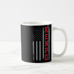 Mug American Kenpo Karate Design Usa drapeau Martial A