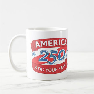 Mug Amérique 250 Ajouter l'anniversaire de l'indépenda