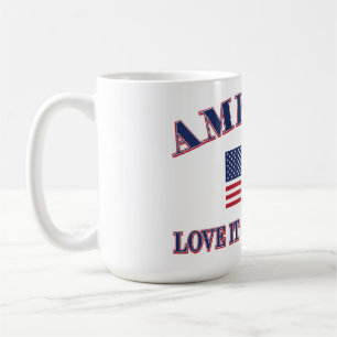 Mug Amérique, aimez-la ou quittez-la