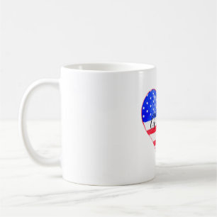 Mug Amérique - Coeur du drapeau