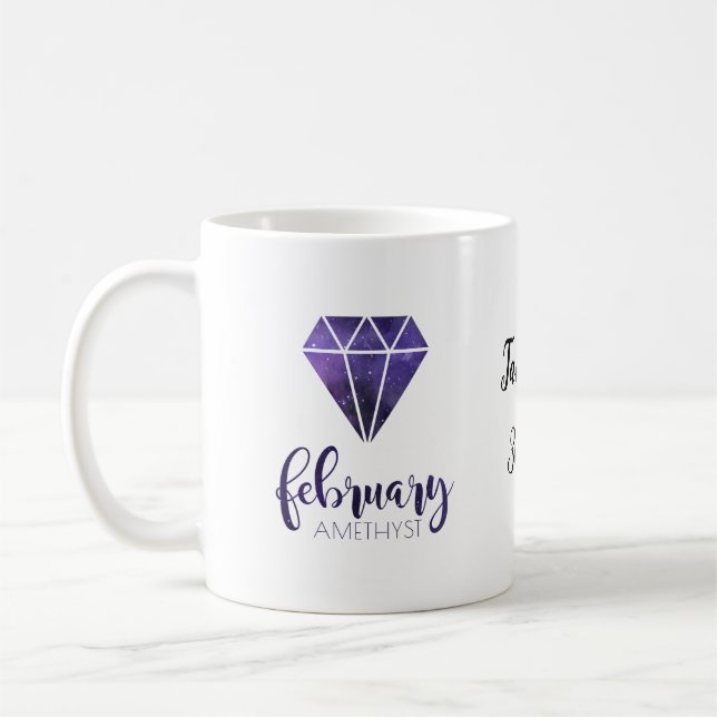 Mug Améthyste de Février (Gauche)