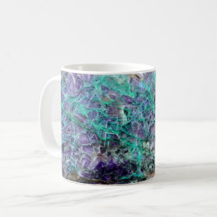 Mug améthyste texture pierre motif pierre gemme minéra